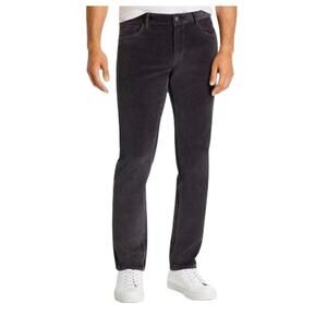 MICHAEL KORS Corduroy Pants Men 36x32 Gray Classic Everyday Academia Comfort